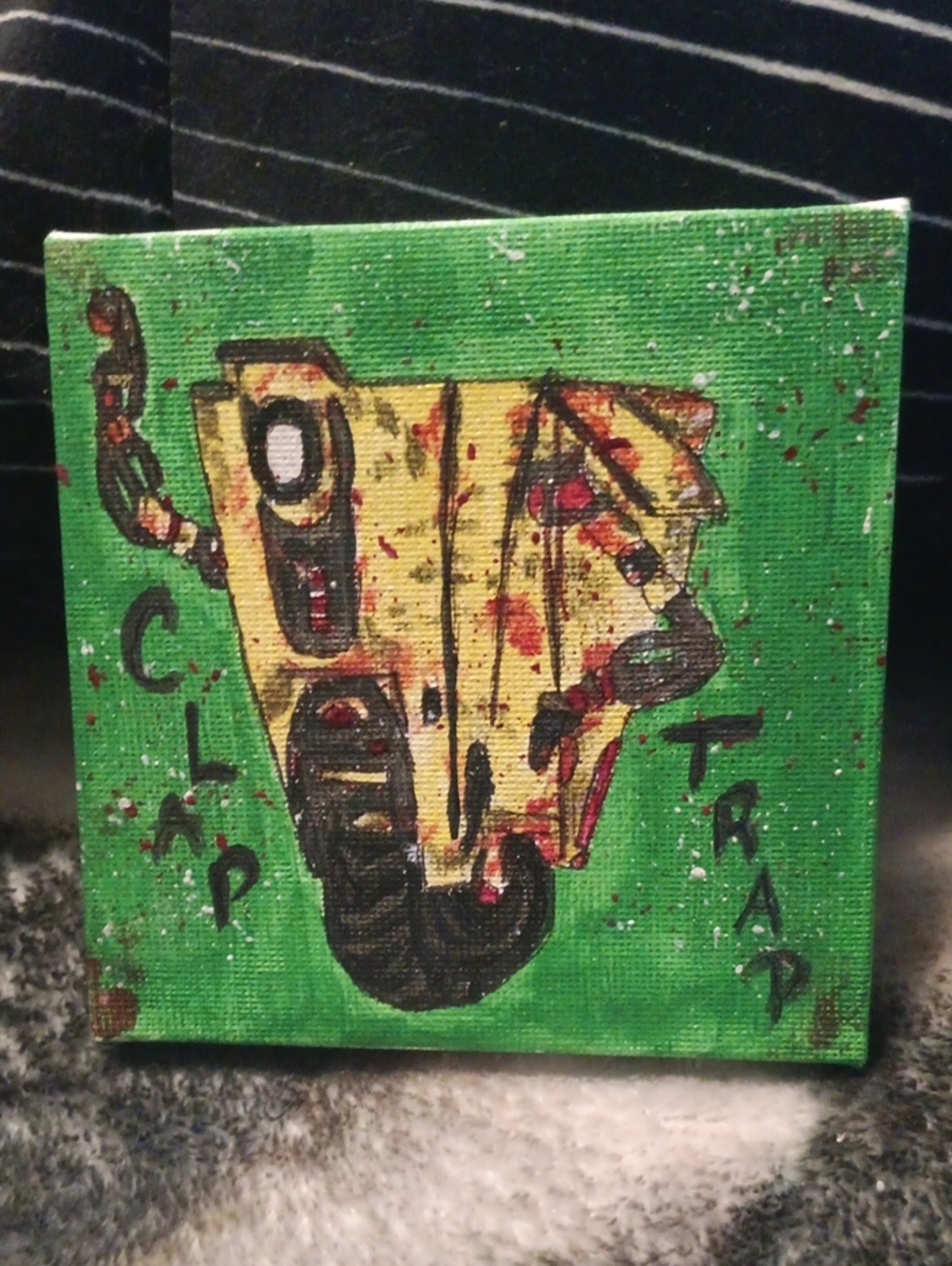 Hand-Painted Claptrap- Home Art Canvas -